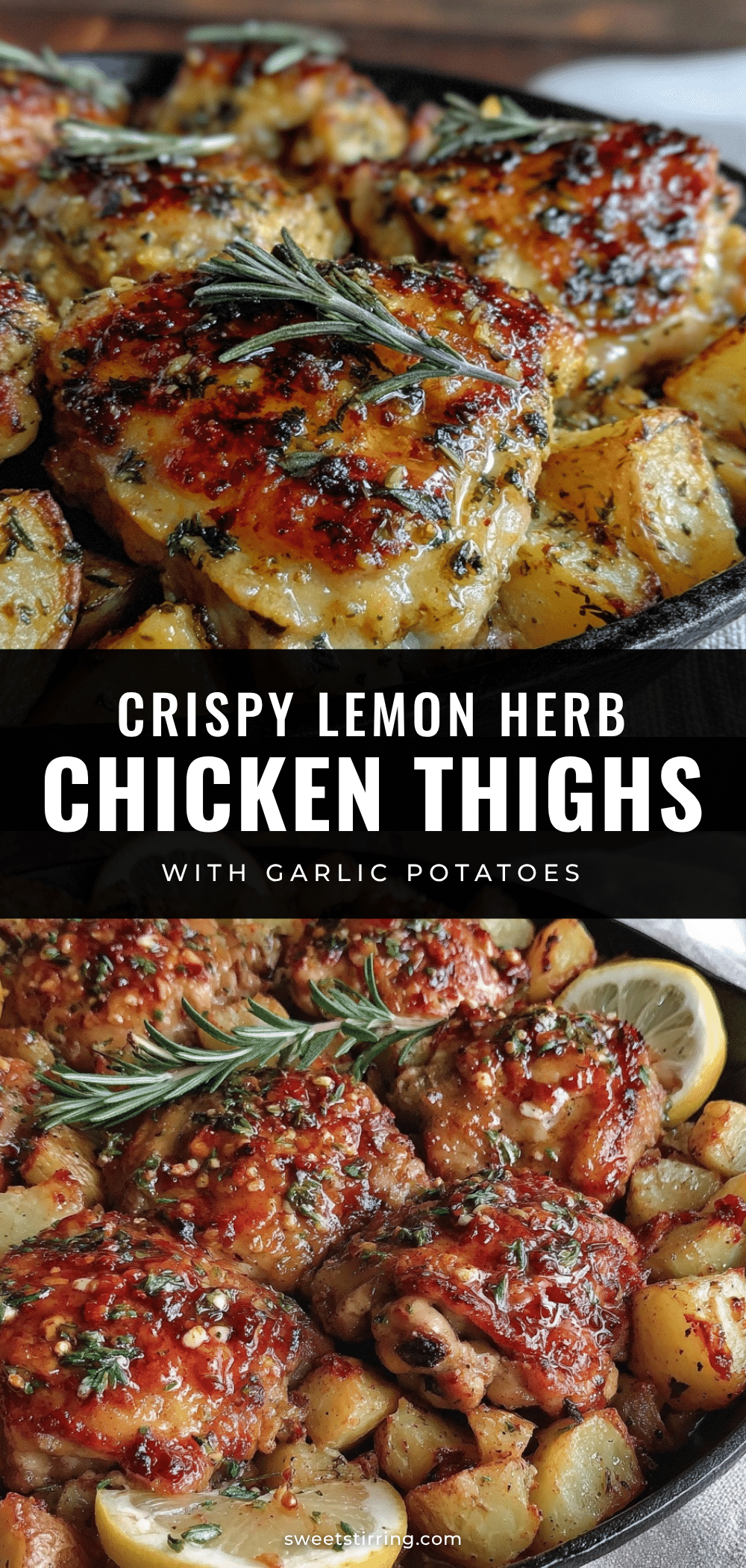 one-pan lemon herb chicken thighs recipe