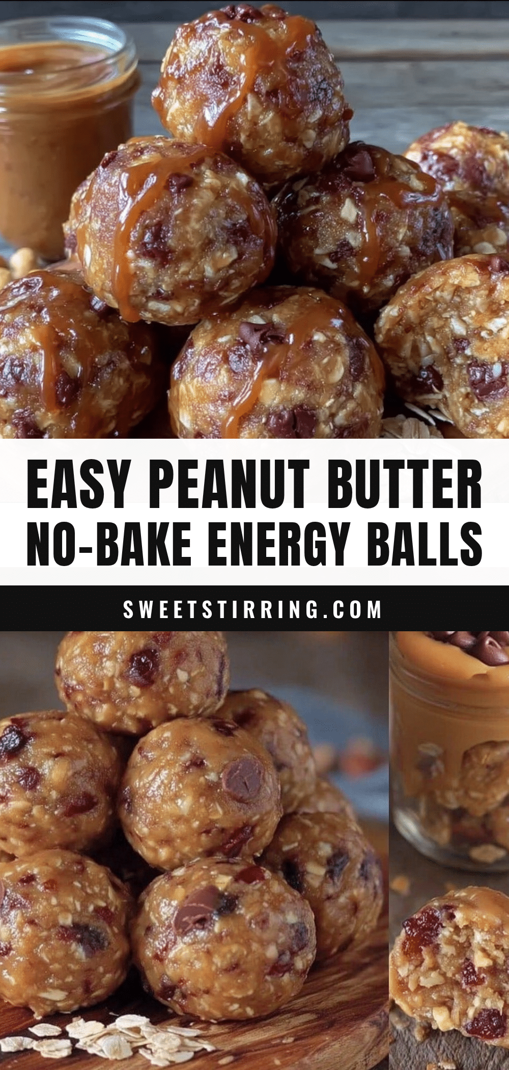 peanut butter no-bake energy balls recipe