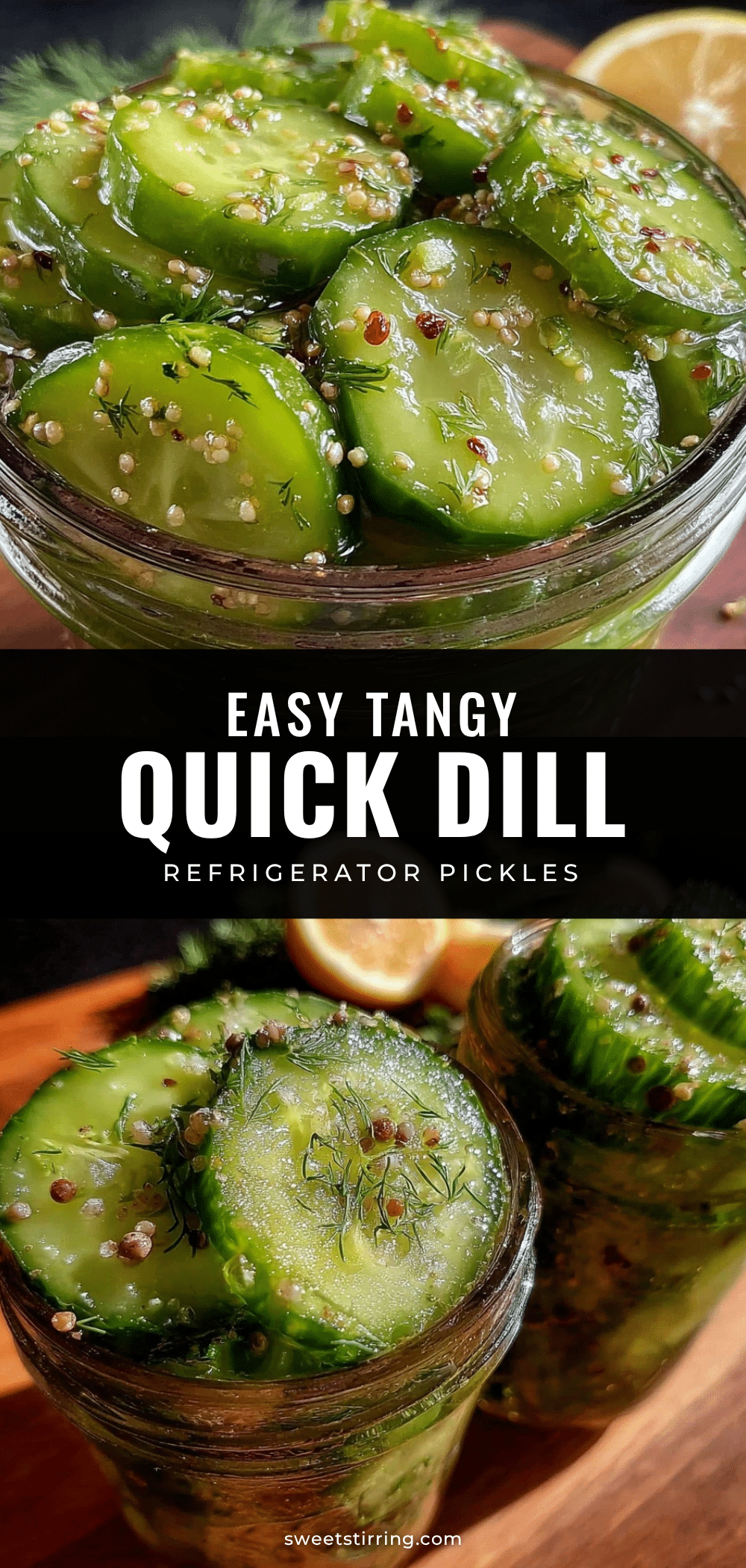 quick dill refrigerator pickles recipe