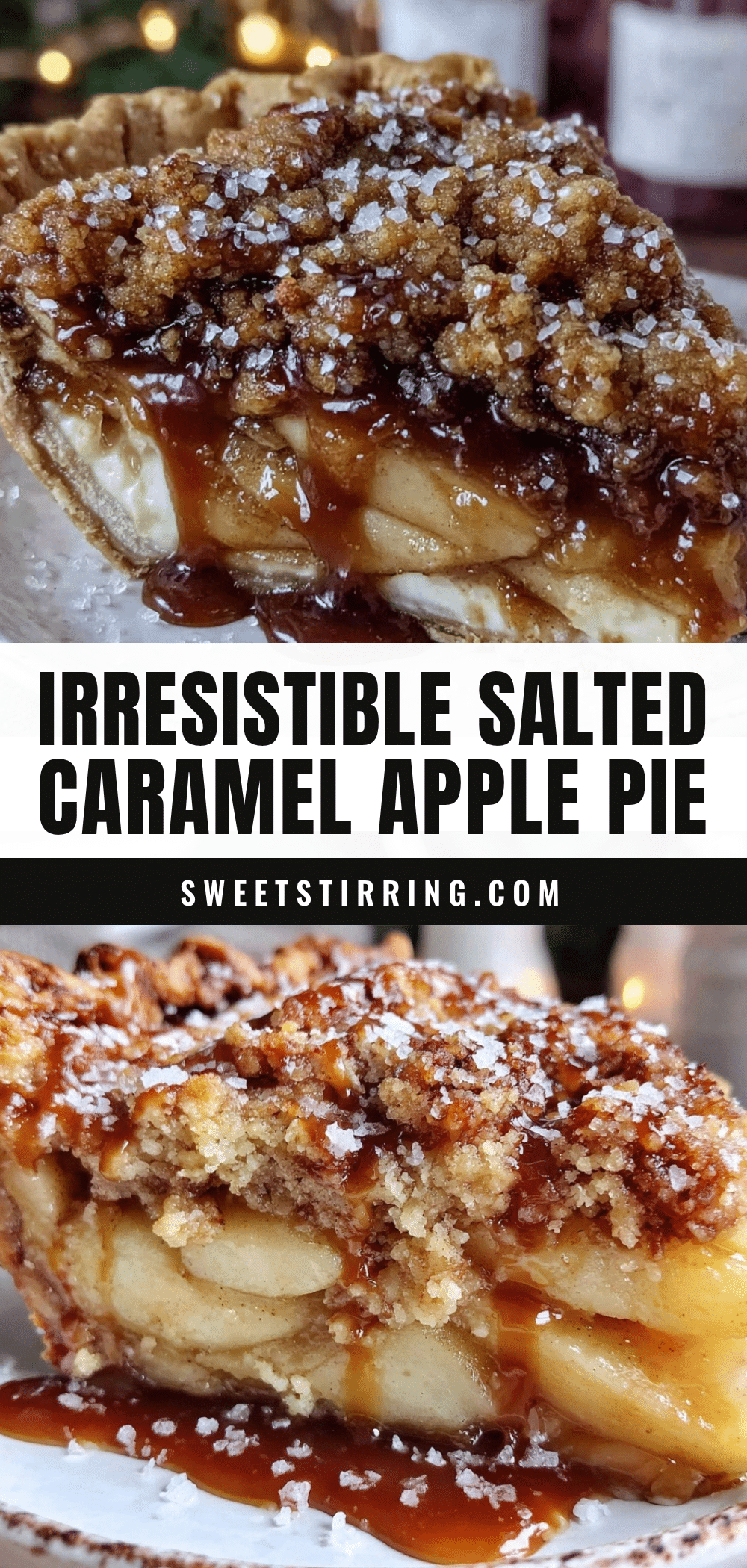 salted caramel apple pie recipe