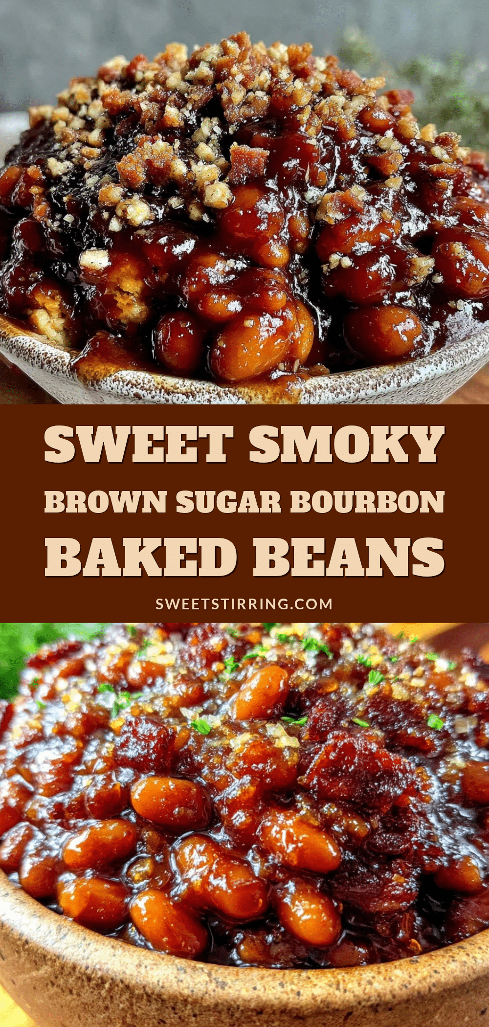 savory brown sugar bourbon baked beans recipe