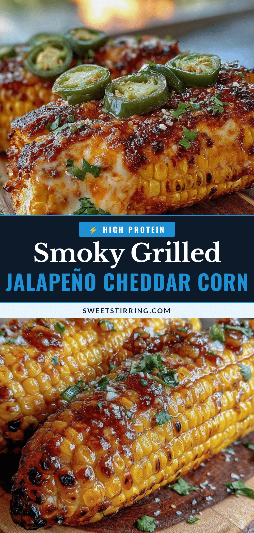 smoky jalapeño cheddar corn on the cob recipe