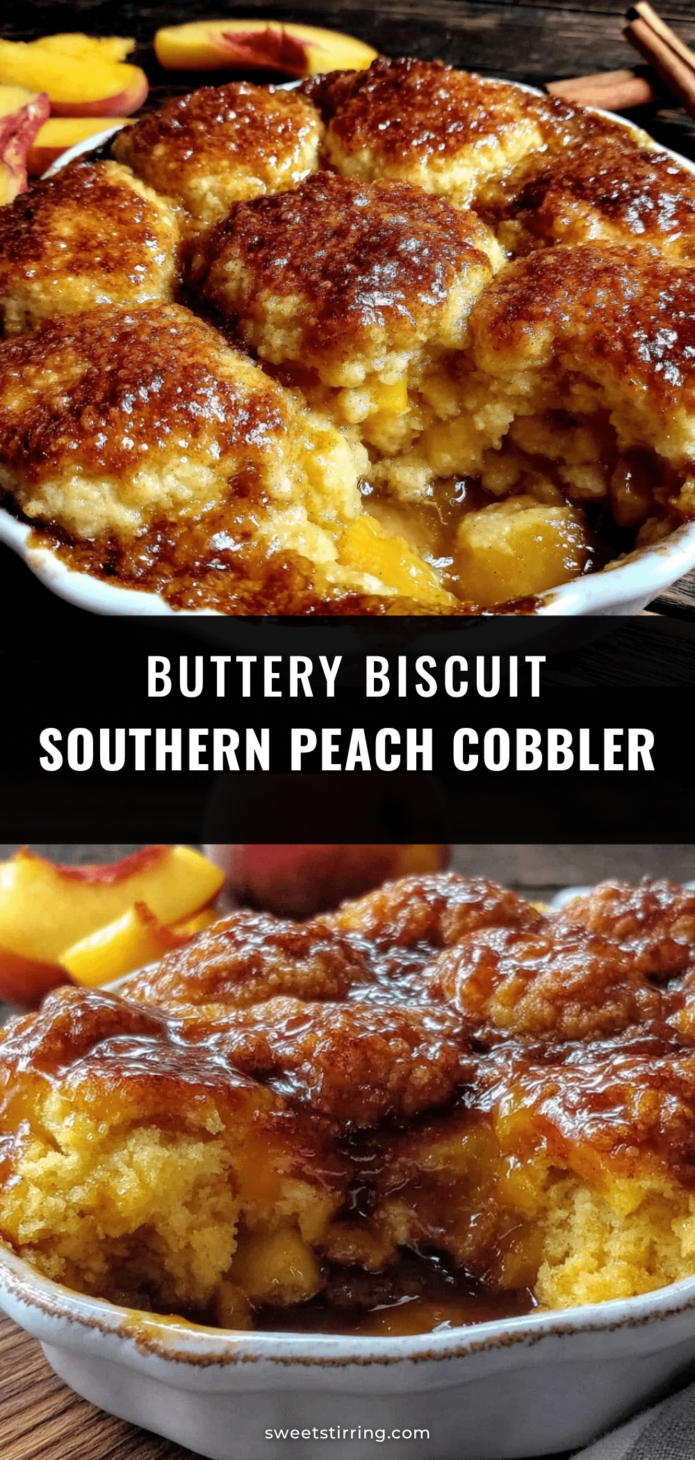 southern brown sugar peach cobbler recipe