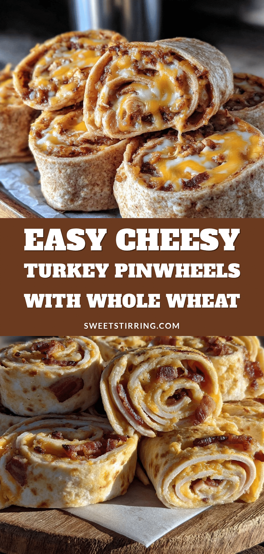 turkey and cheese pinwheels recipe