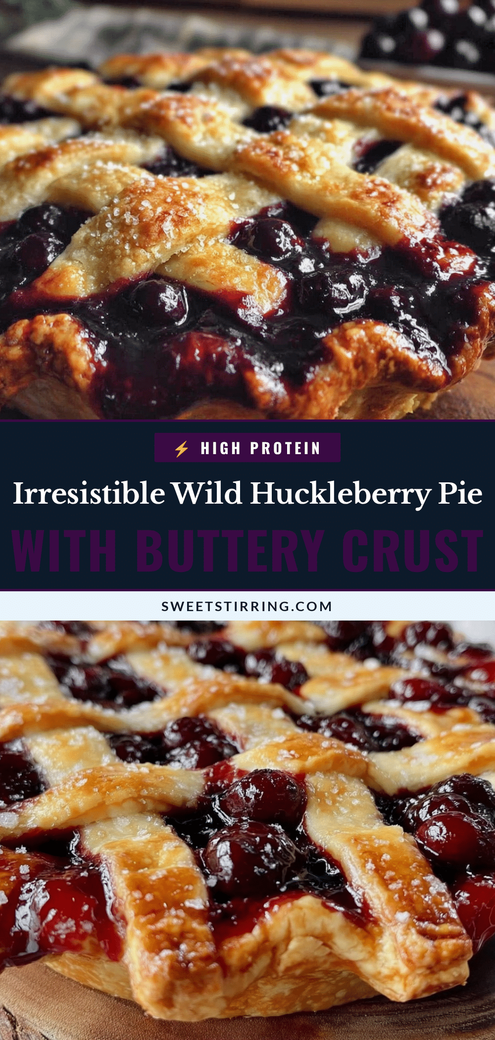 wild huckleberry pie recipe