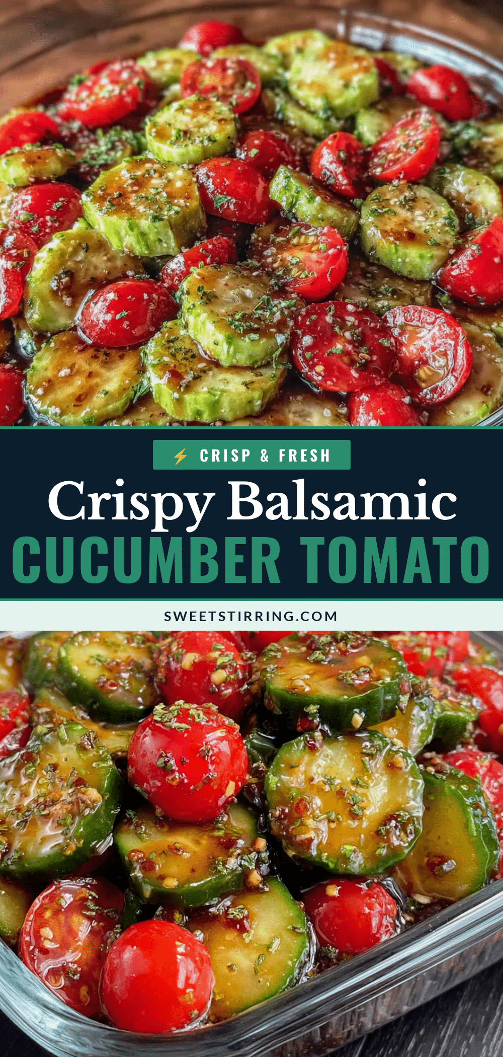 balsamic cucumber tomato salad for meal prep recipe