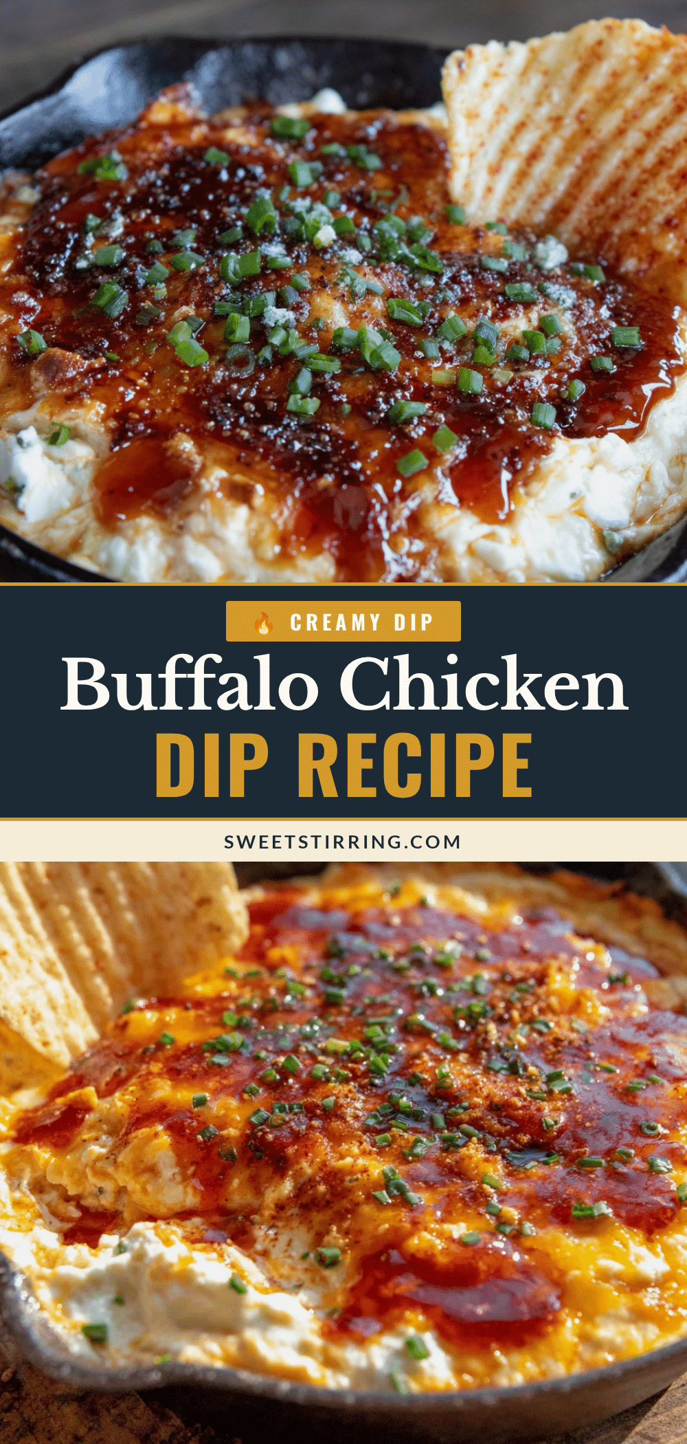 creamy buffalo chicken dip recipe