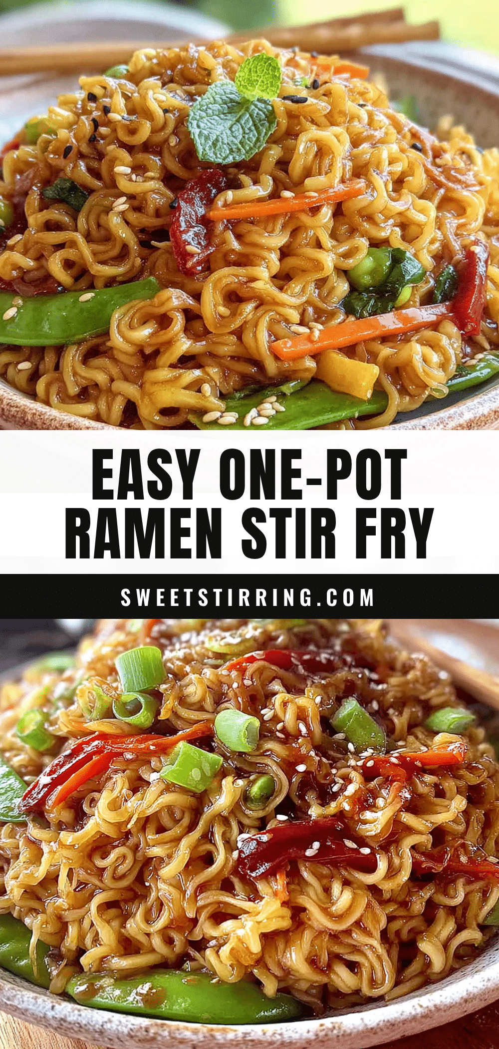 easy one-pot ramen stir fry recipe