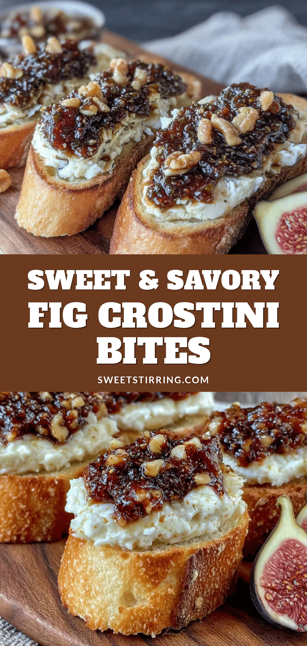 fig and goat cheese jam crostini recipe