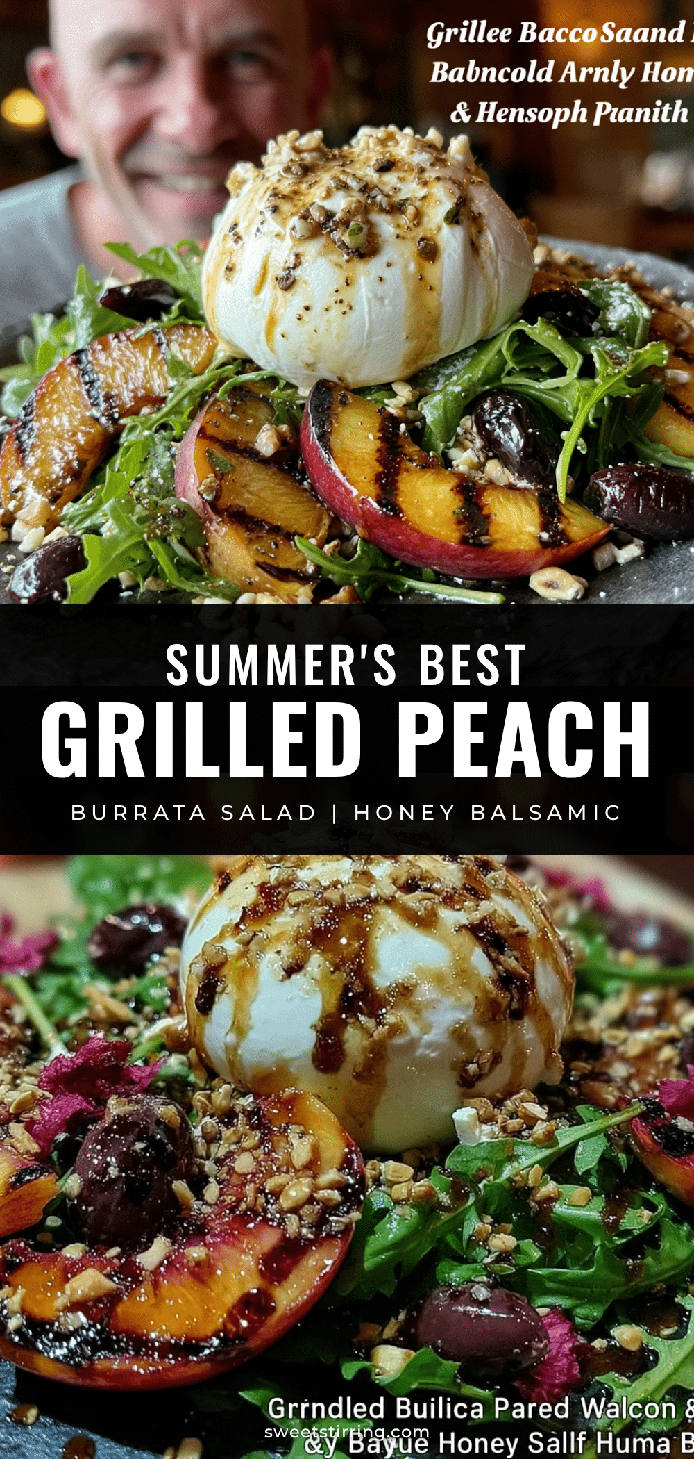 grilled peach burrata salad recipe