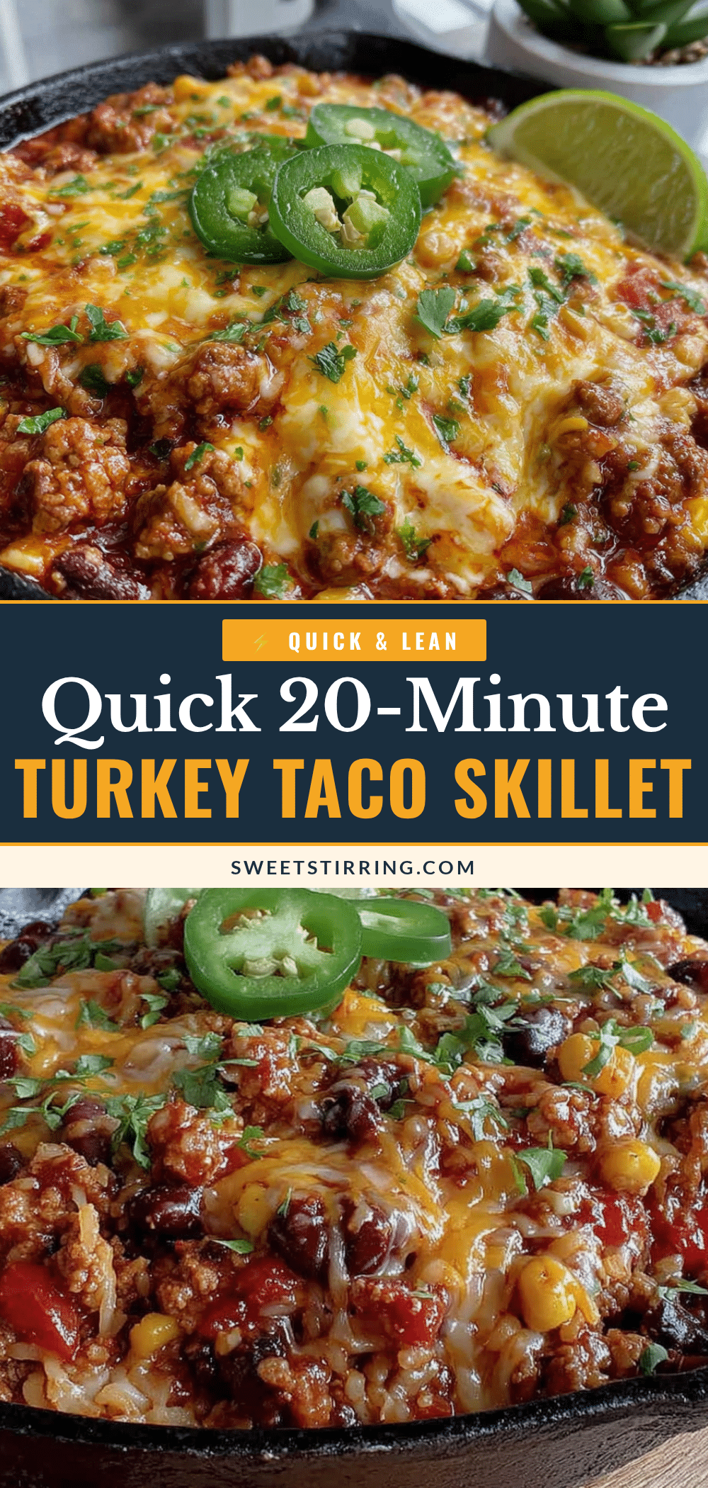 ground turkey taco skillet recipe