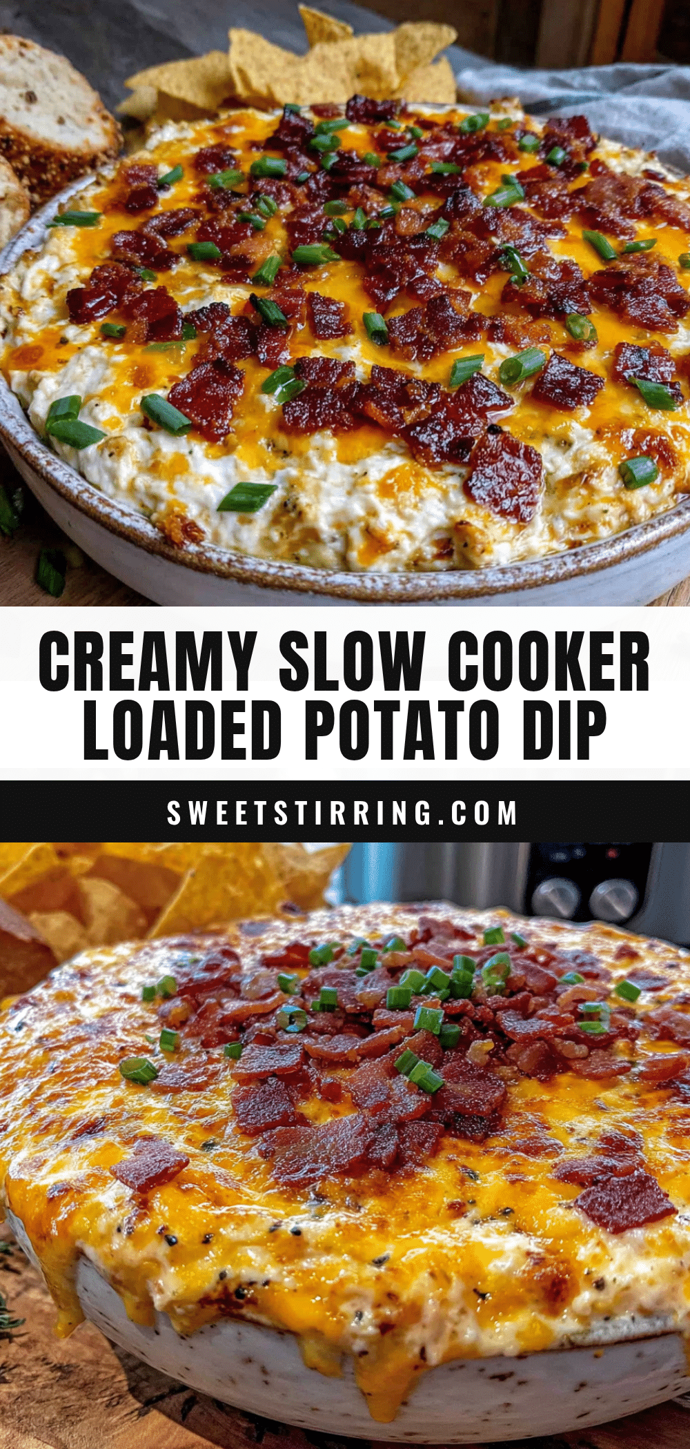 loaded baked potato football dip recipe