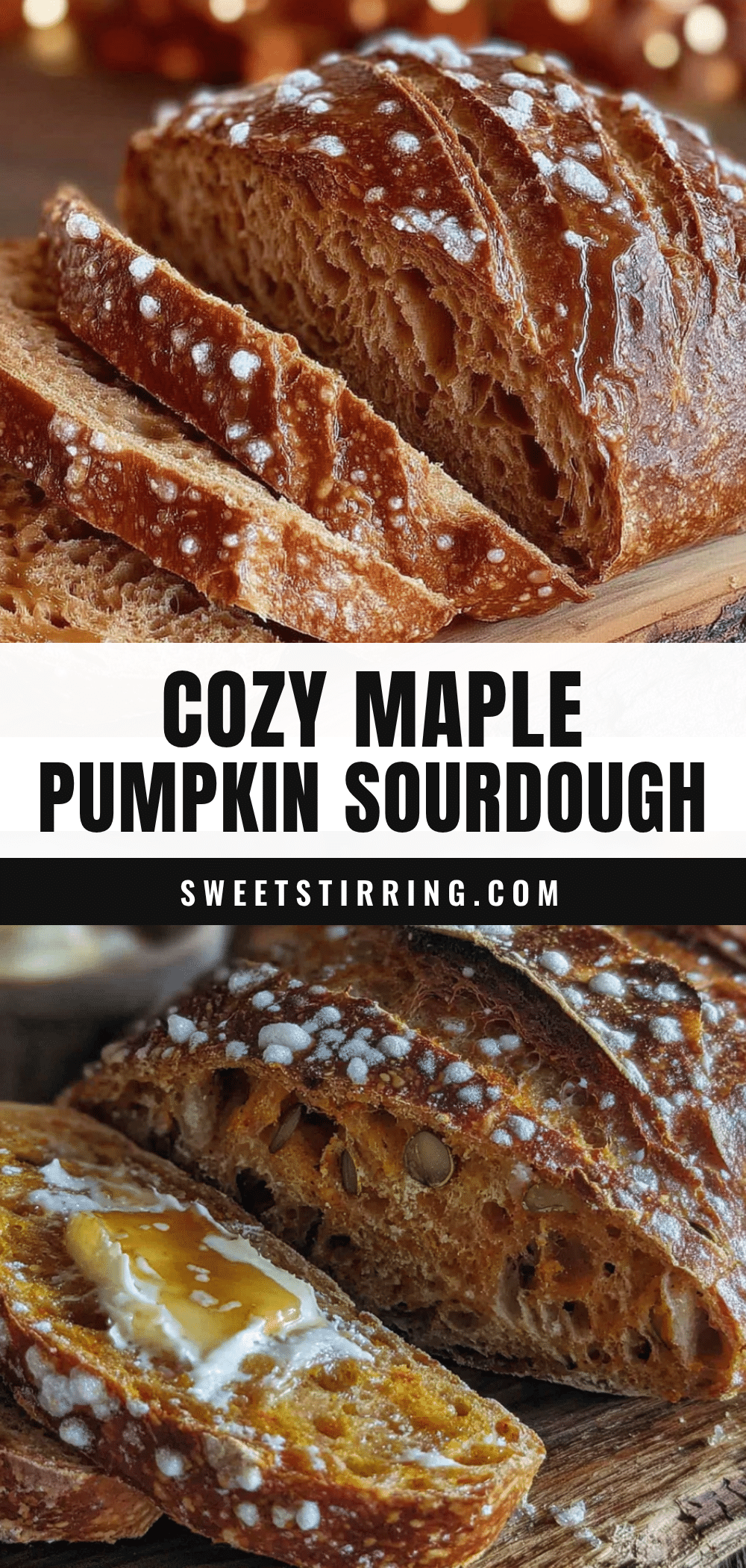 maple pumpkin sourdough discard bread recipe