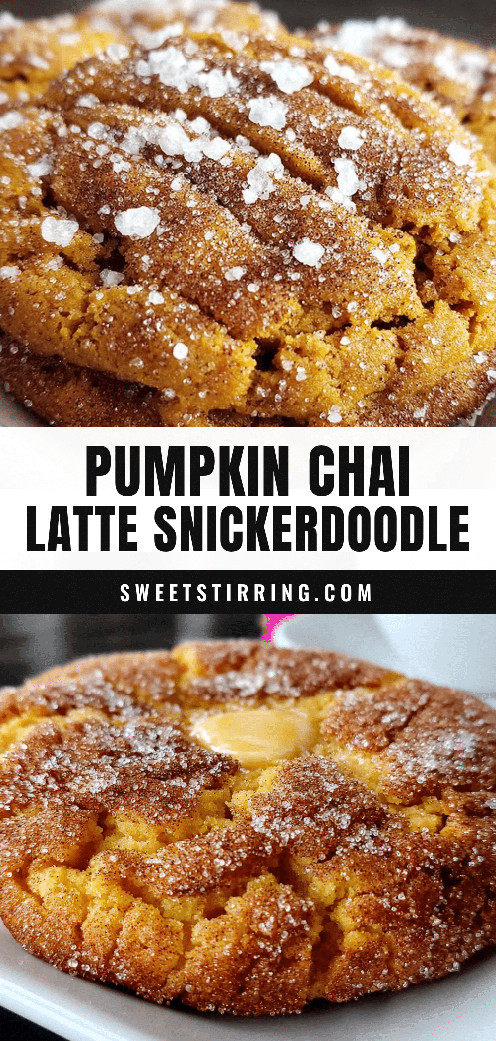 pumpkin chai snickerdoodle cookies recipe