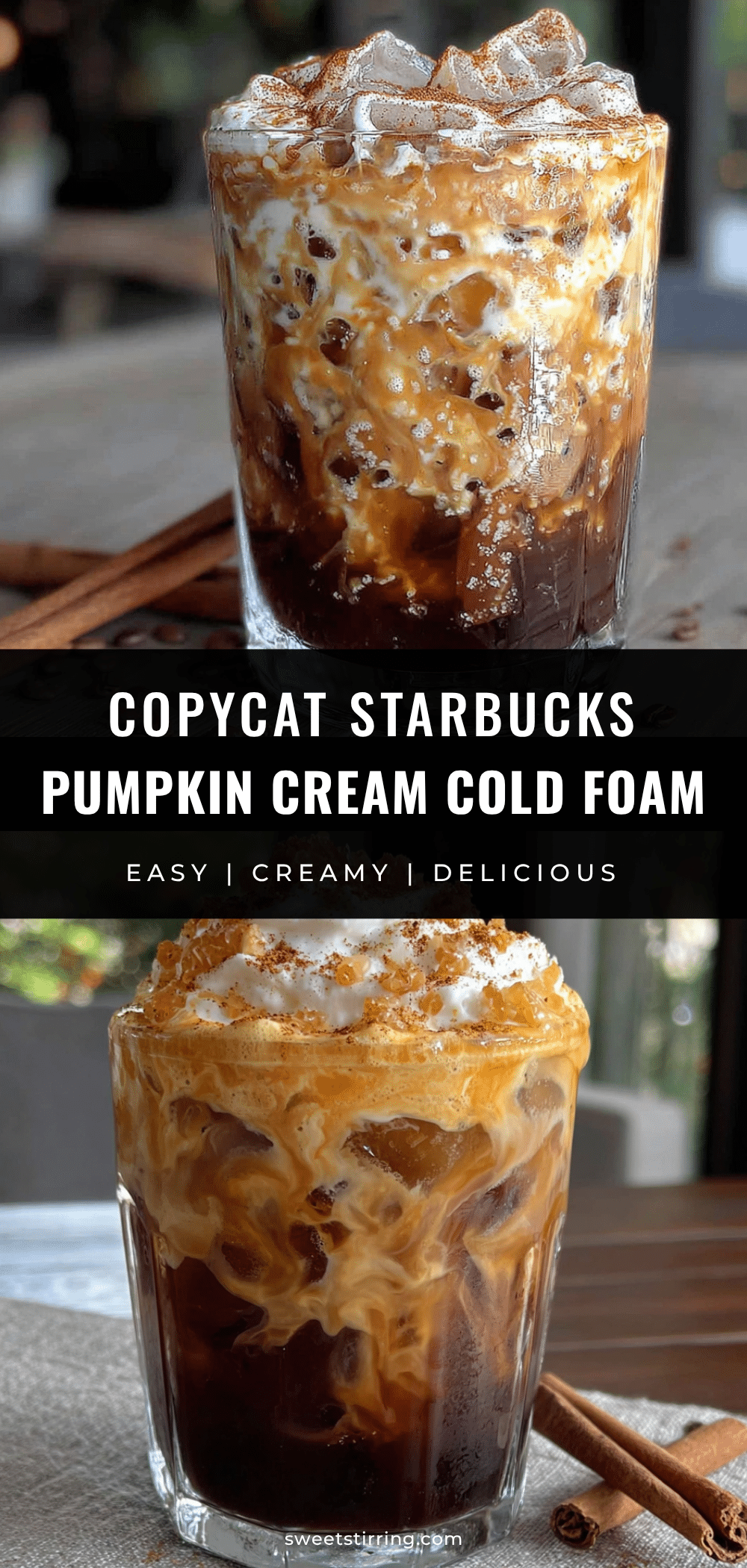 pumpkin cream cold foam recipe