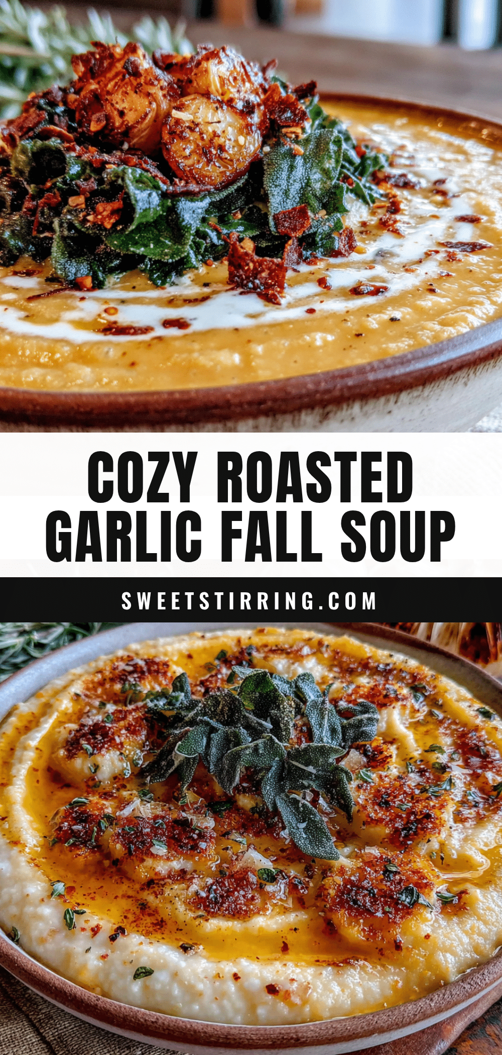 roasted garlic fall soup recipe