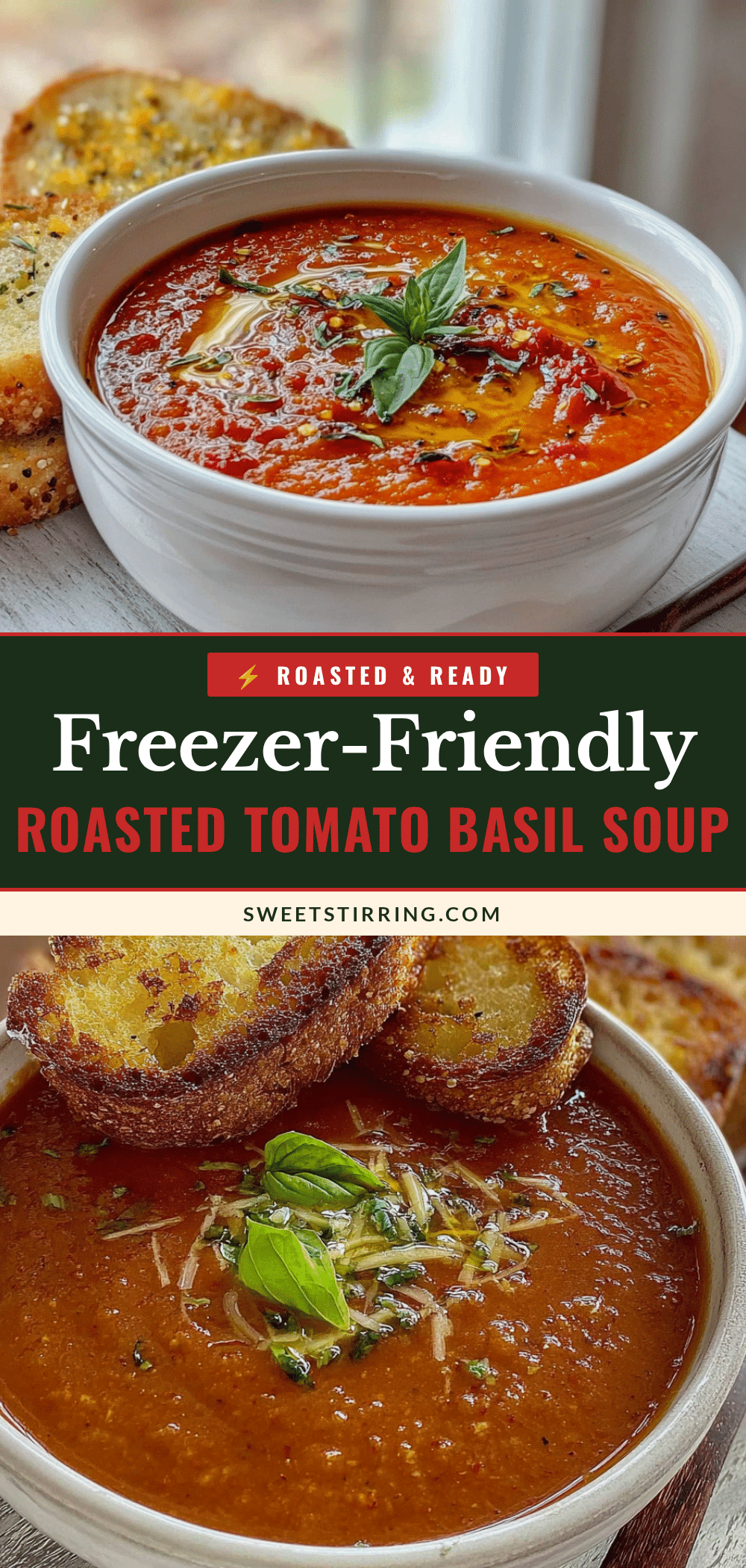 roasted tomato basil soup recipe