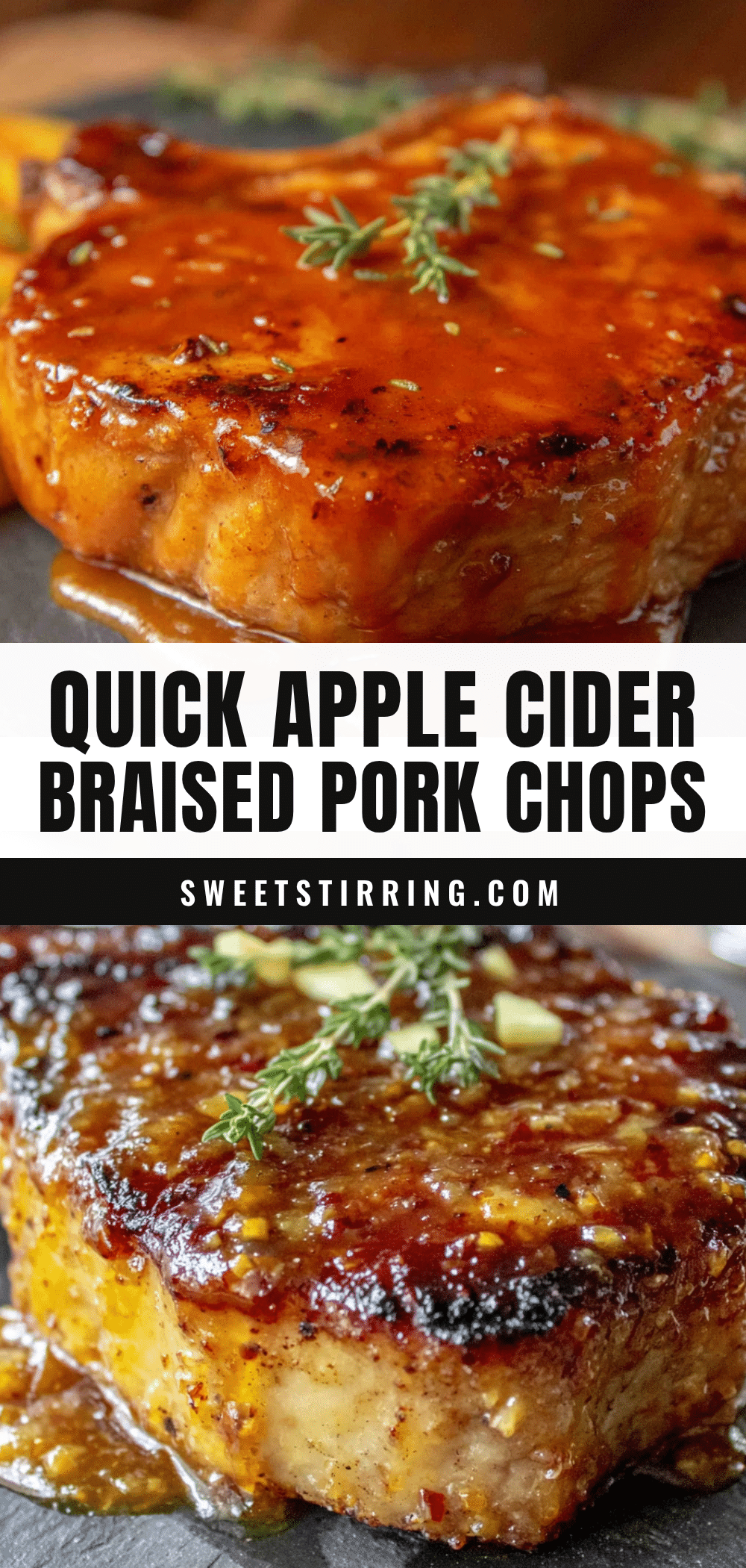 apple cider braised pork chops recipe