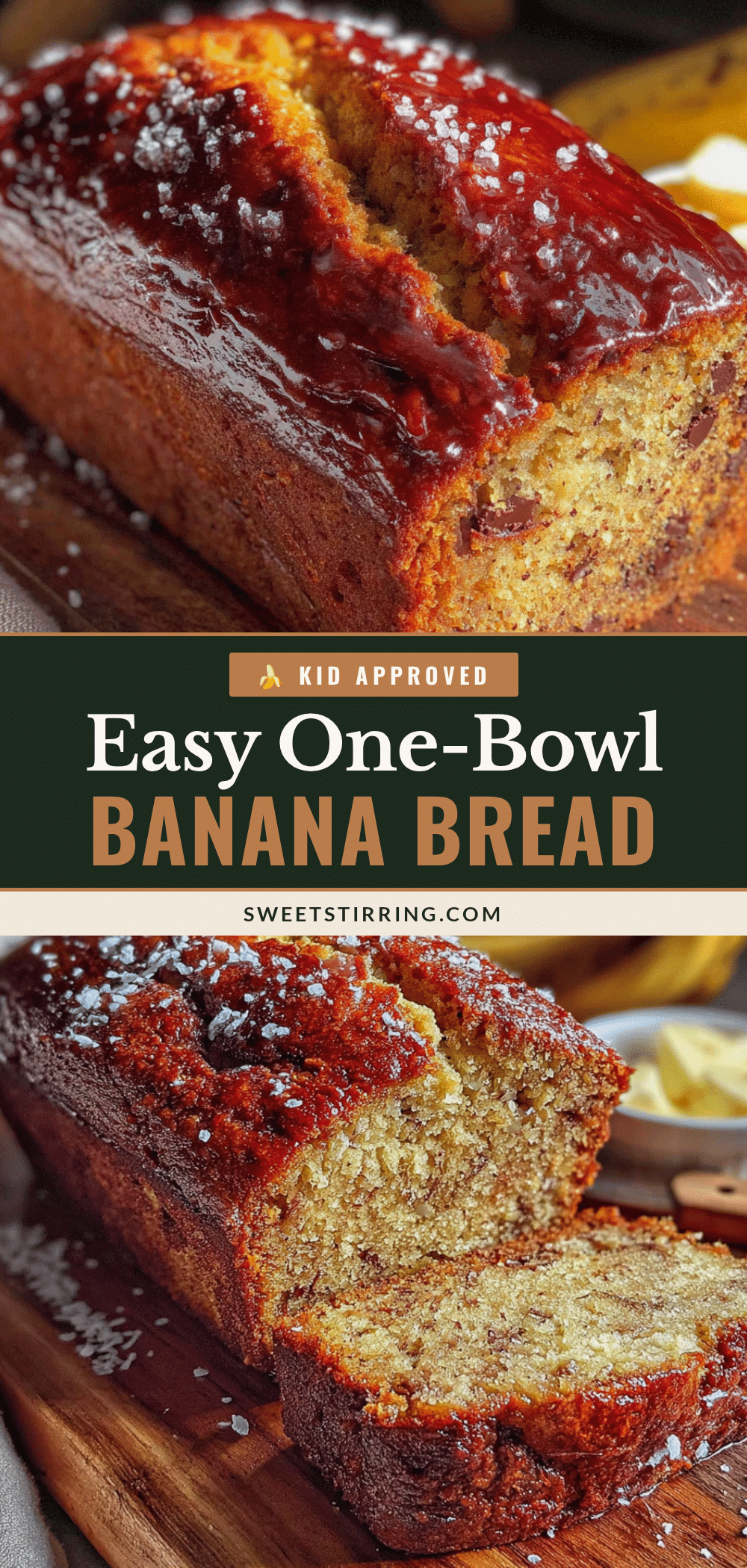 best easy one-bowl banana bread recipe