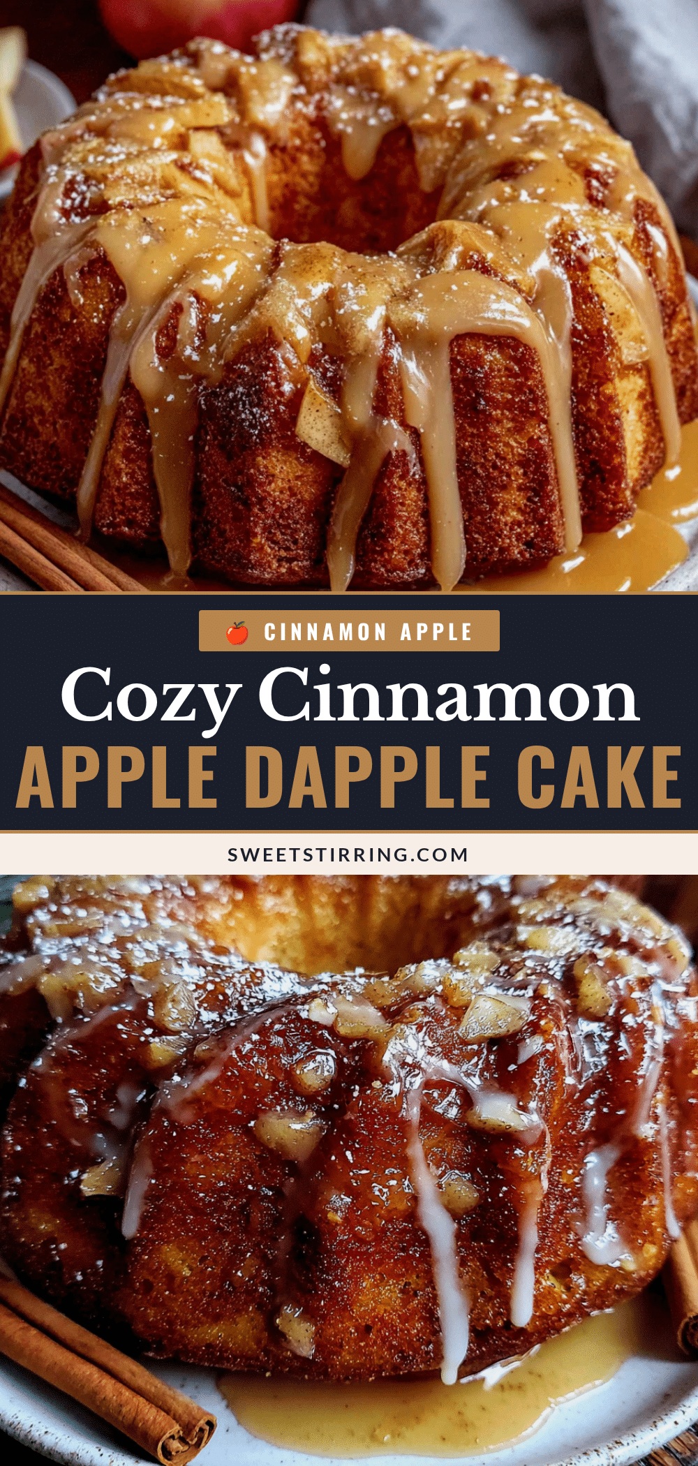 cozy cinnamon apple dapple bundt cake recipe