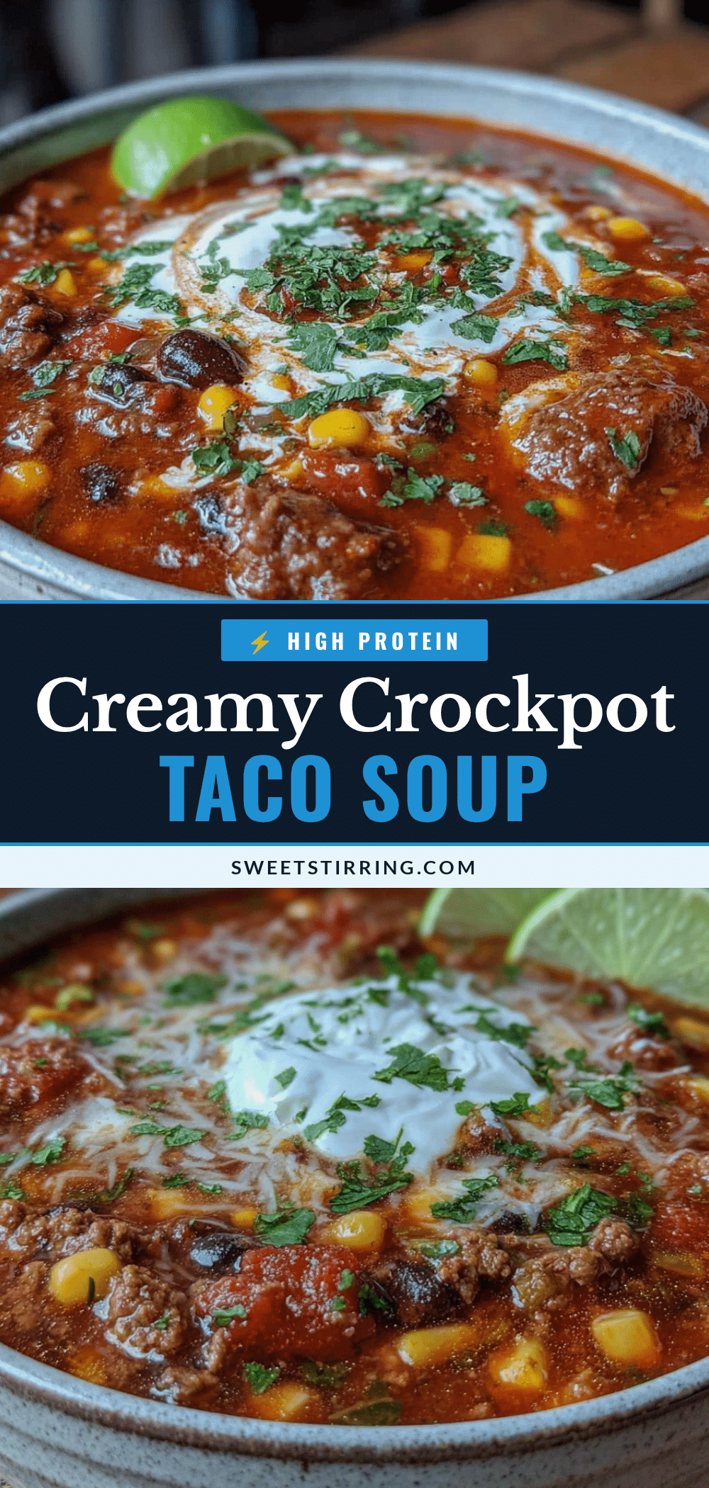 creamy crockpot taco soup with cream cheese recipe