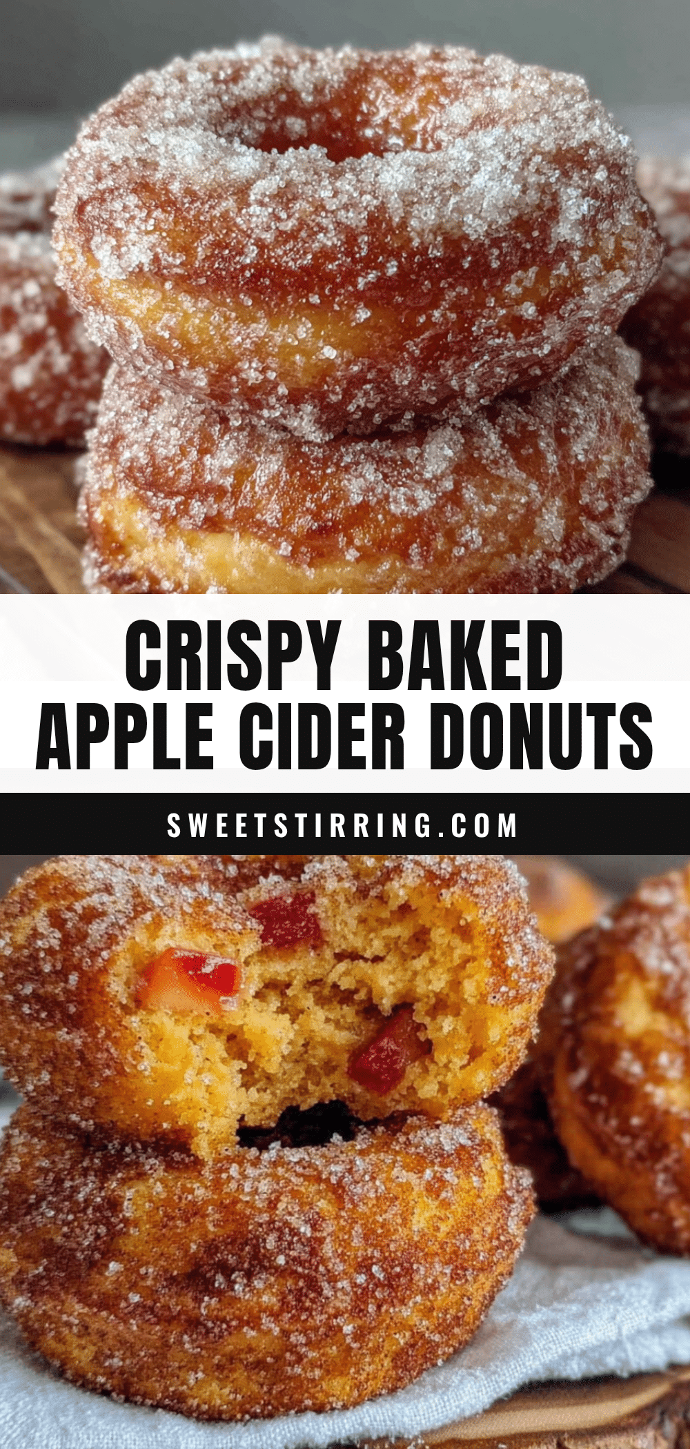 crispy baked honeycrisp apple cider donuts recipe