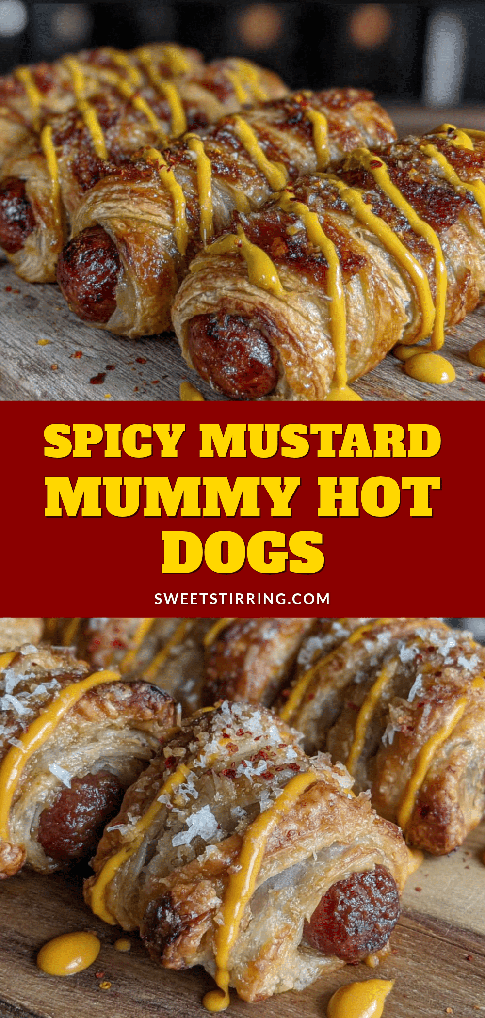 crispy mummy hot dogs recipe