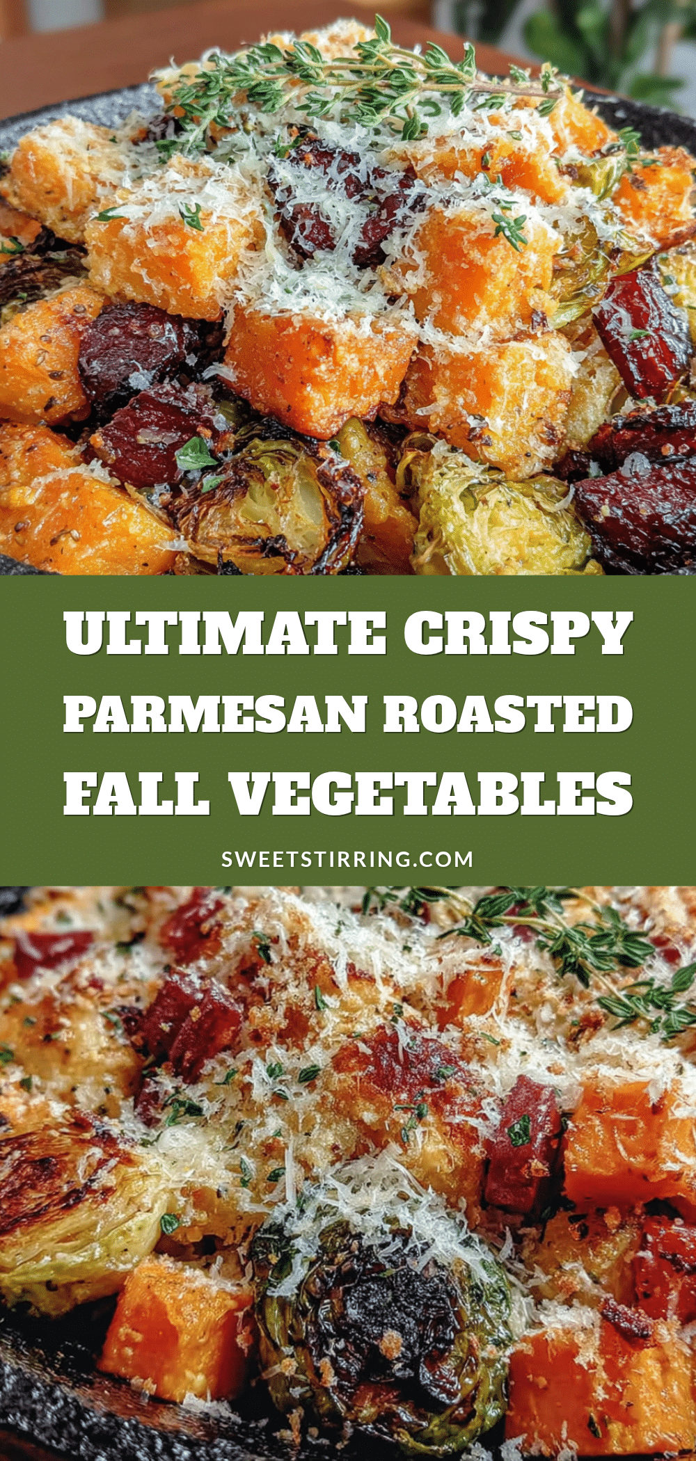 Crispy Parmesan Roasted Fall Vegetables recipe