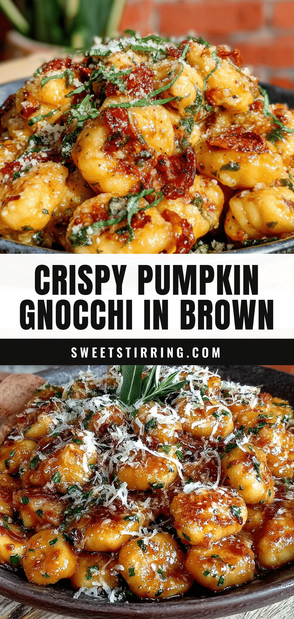 crispy pumpkin gnocchi in brown butter sage sauce recipe