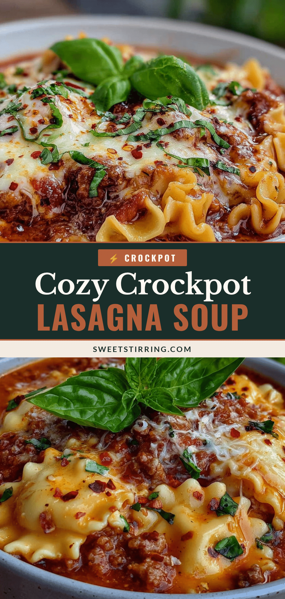crockpot lasagna soup recipe