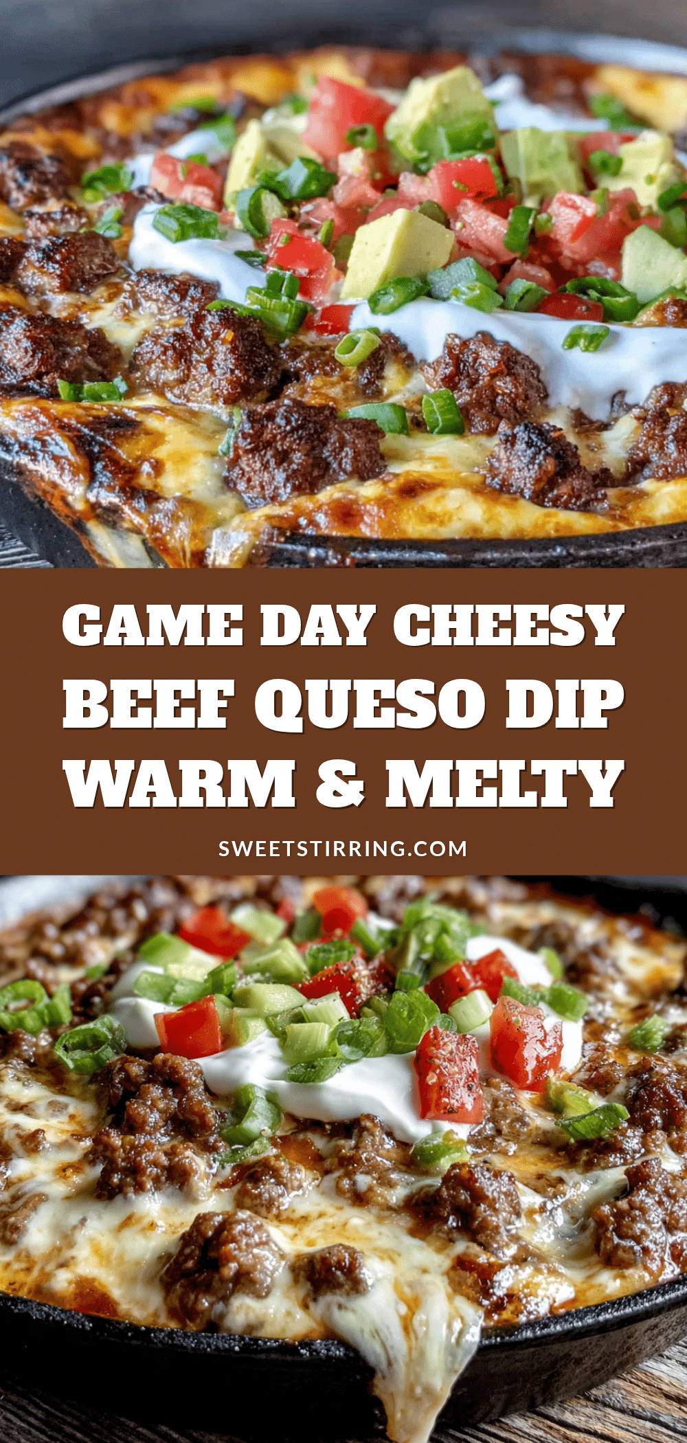 easy cheesy ground beef queso dip recipe