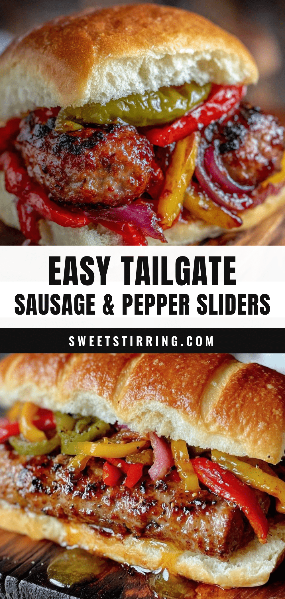 easy sheet-pan sausage and pepper sliders recipe
