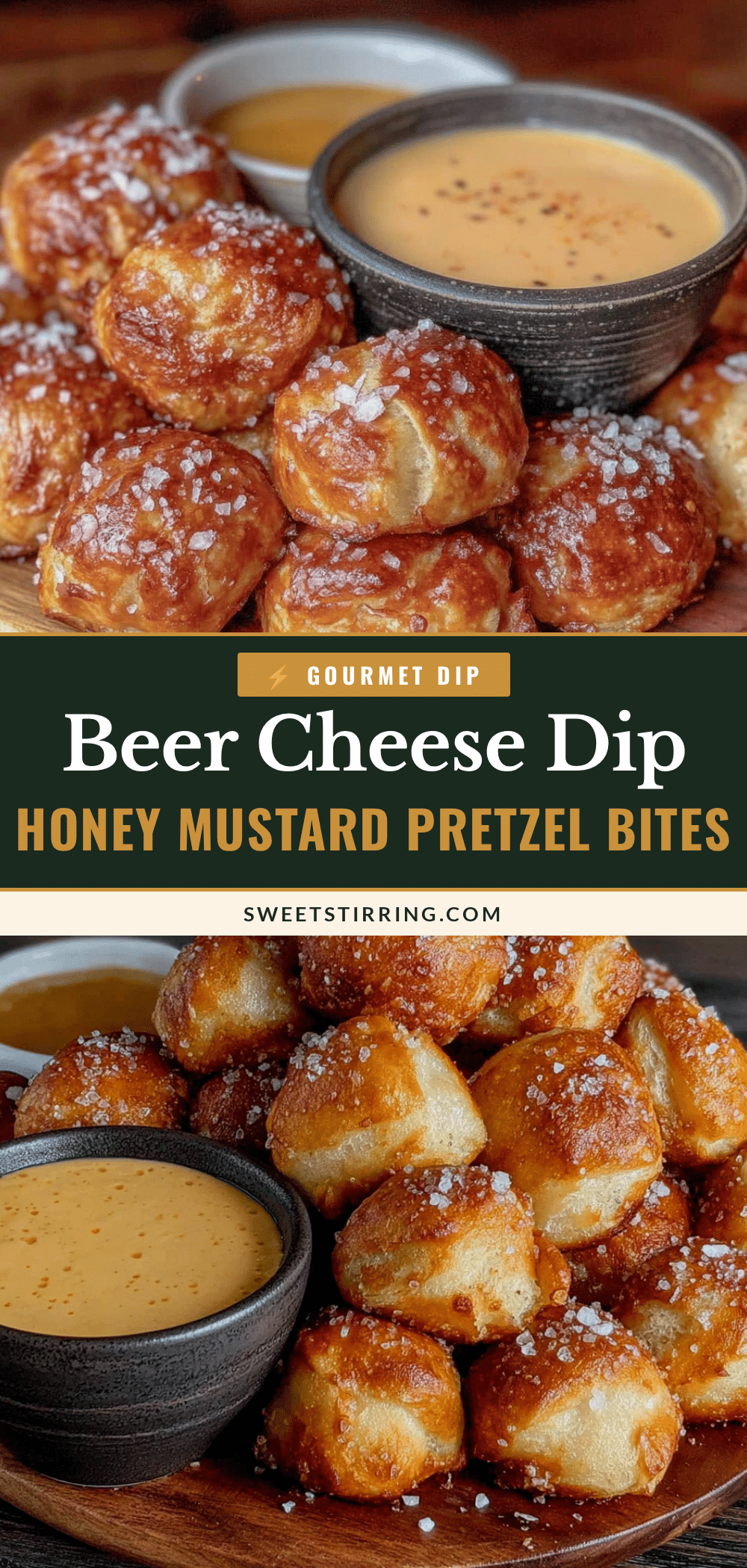 homemade honey mustard pretzel bites recipe
