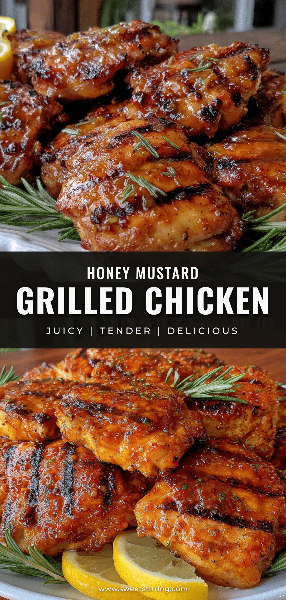 honey mustard grilled chicken thighs recipe
