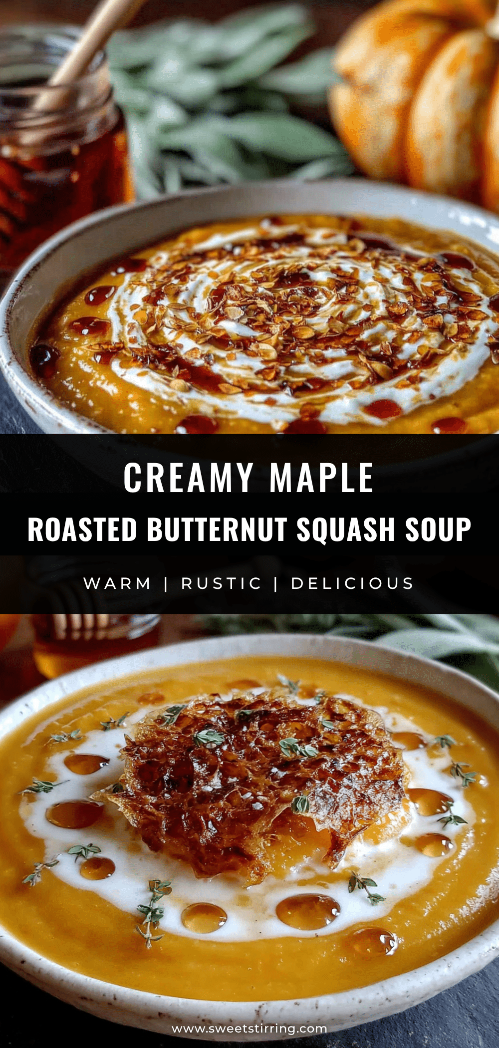 maple roasted butternut squash soup recipe
