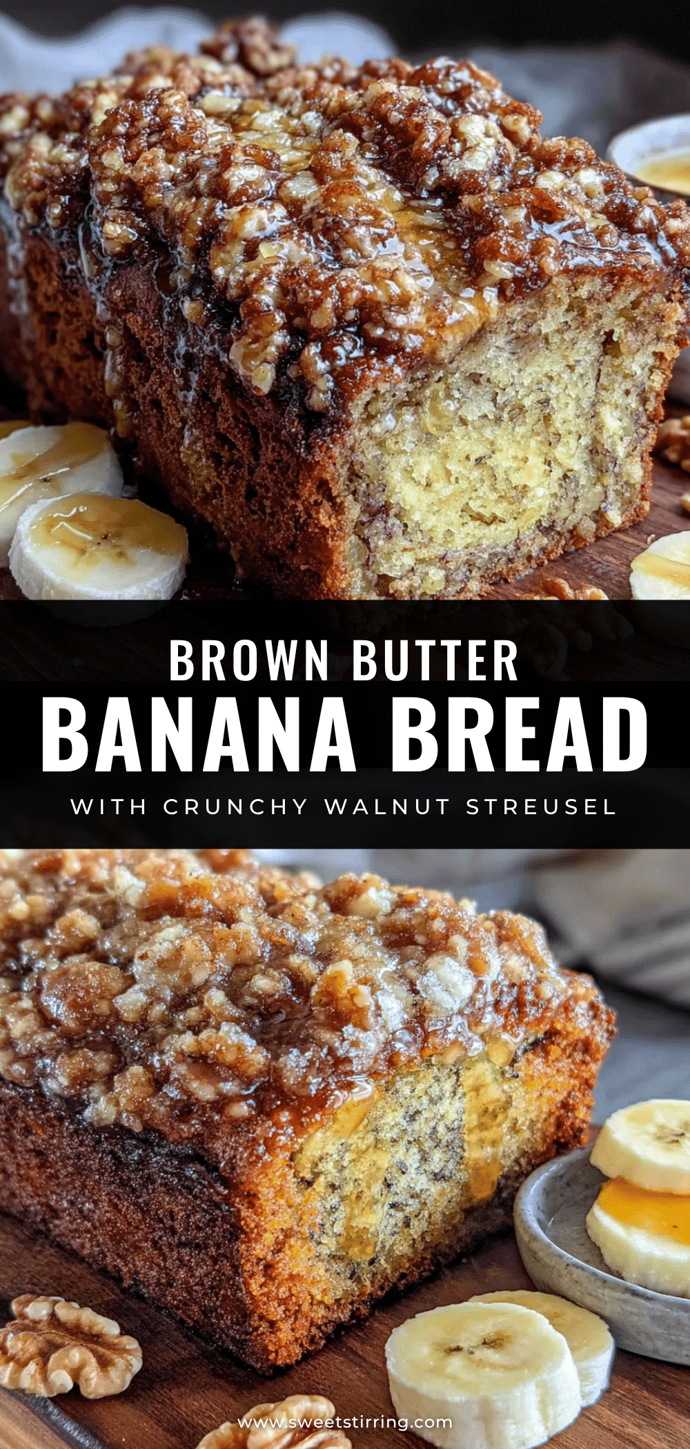 moist brown butter banana bread recipe