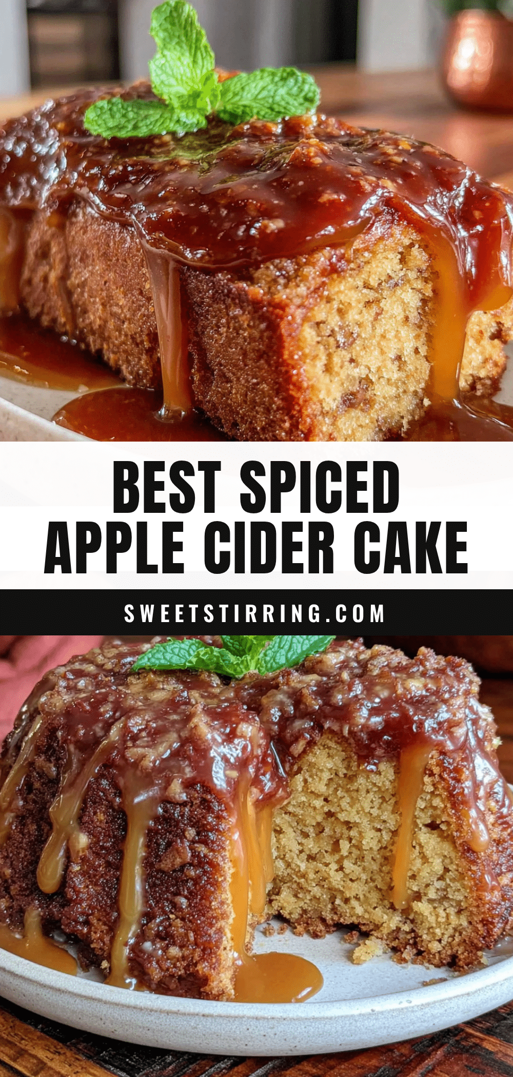 spiced apple cider cake recipe